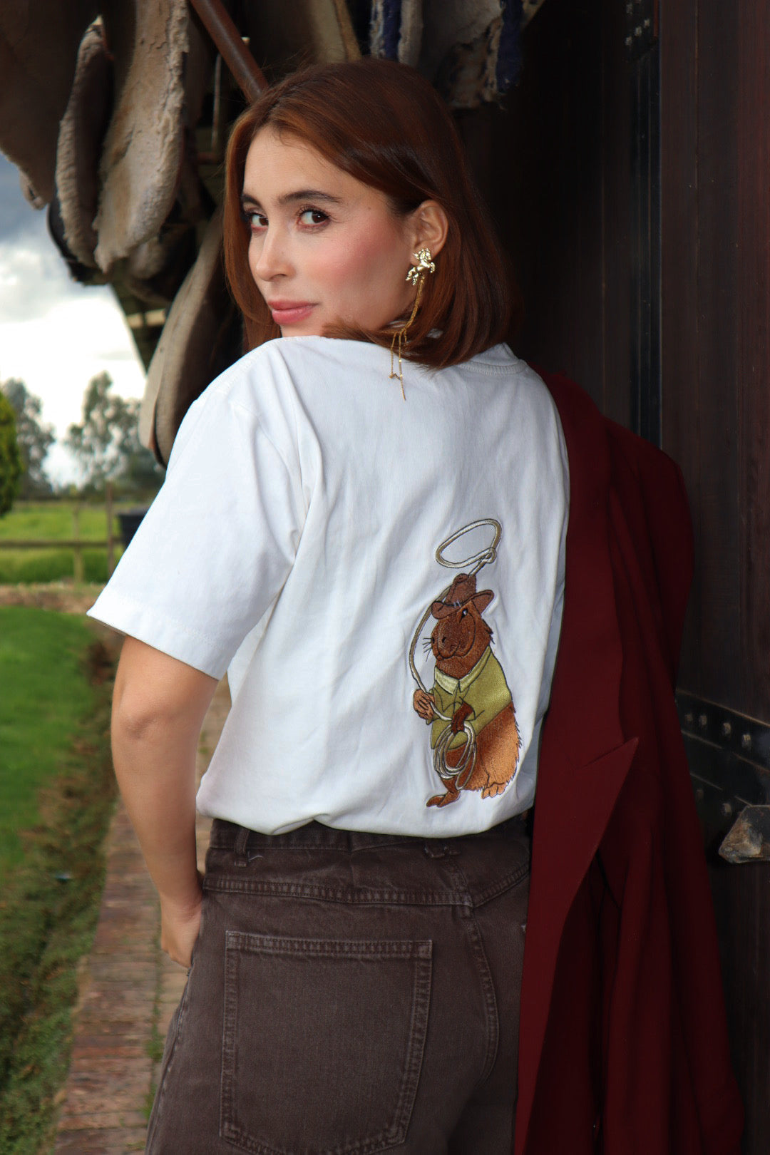 CAMISETA IVORY CHIGÜI LAZO