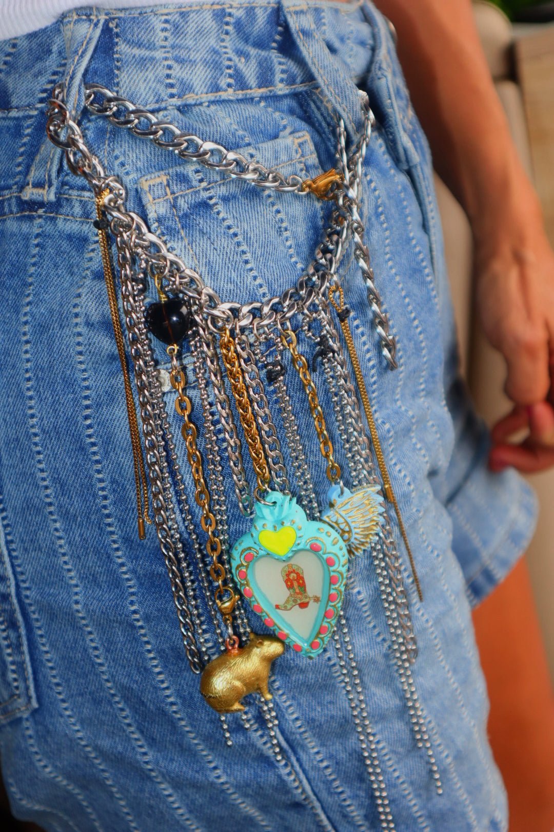 COLLAR CORAZÓN WESTERN