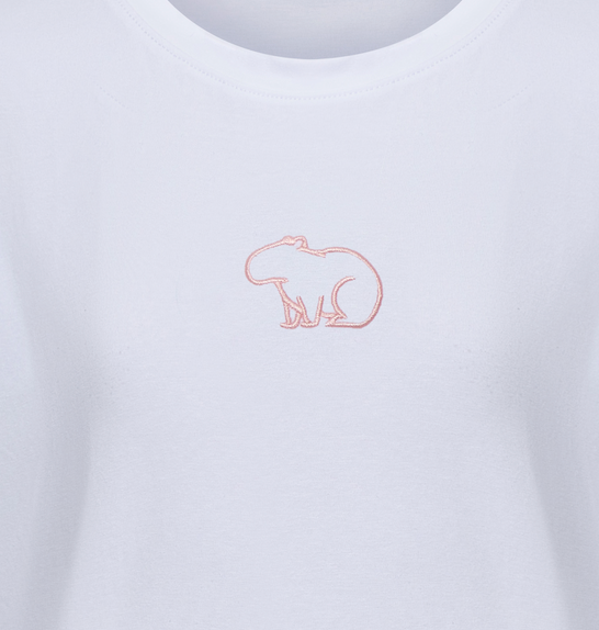 KIDS- CAMISETA BLANCA CHIGÜI ROSA