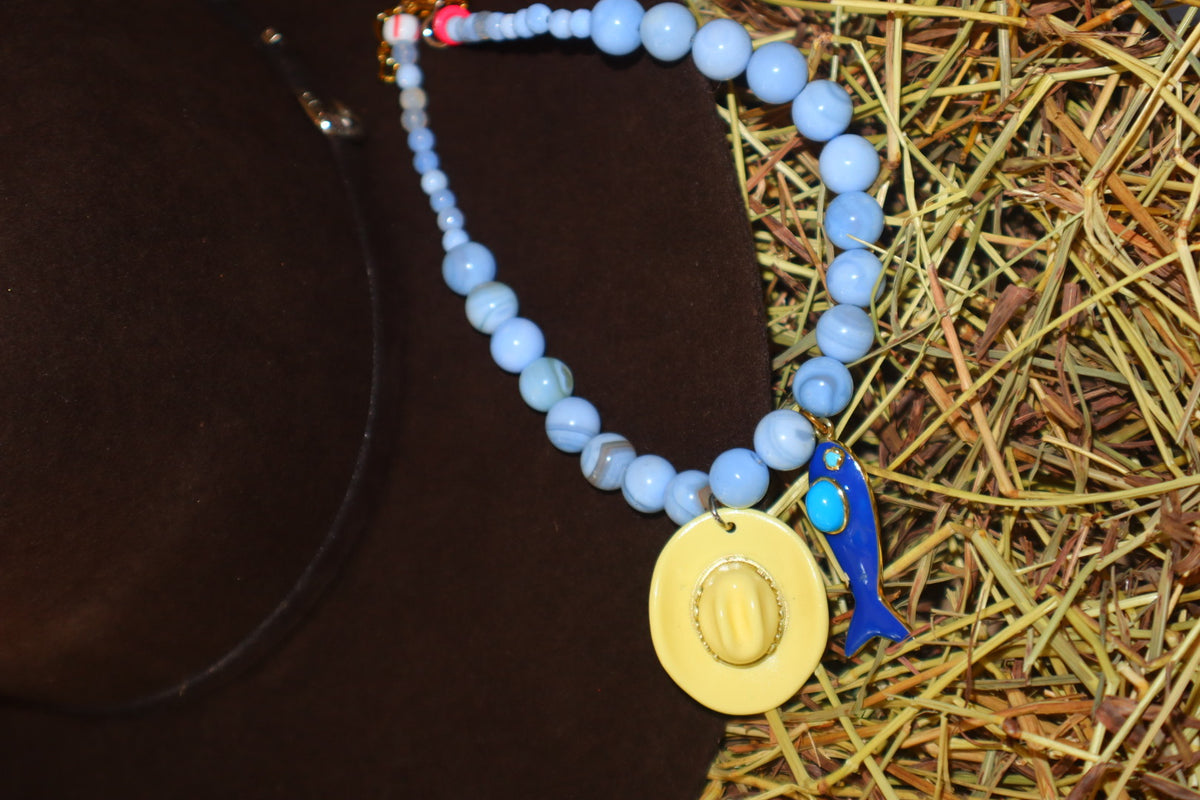 COLLAR AZUL ESPÍRITU LLANERO