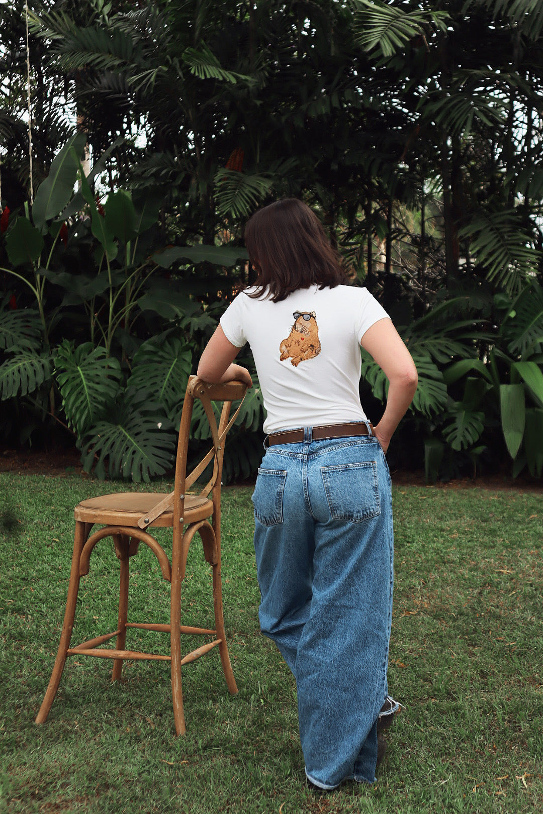 Camiseta Slim fit Chiguiro gafas