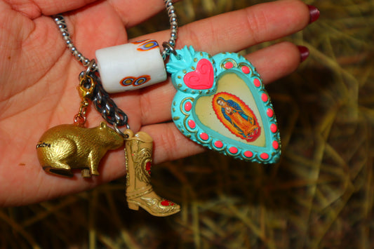 COLLAR CORAZÓN DE GUADALUPE