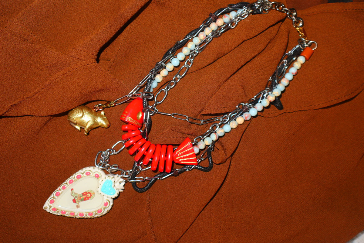 COLLAR PESCADO ROJO